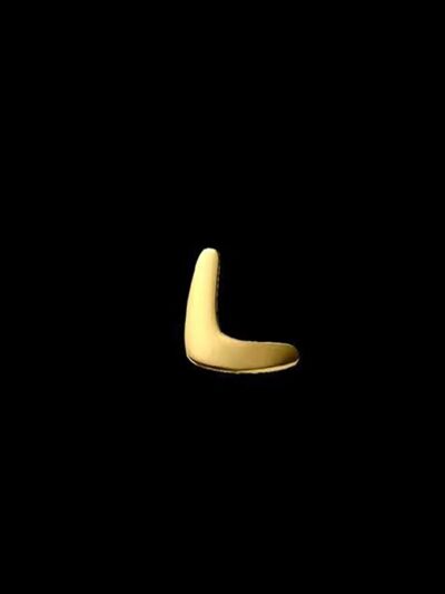 L Shape 18K Gold Tooth Gem