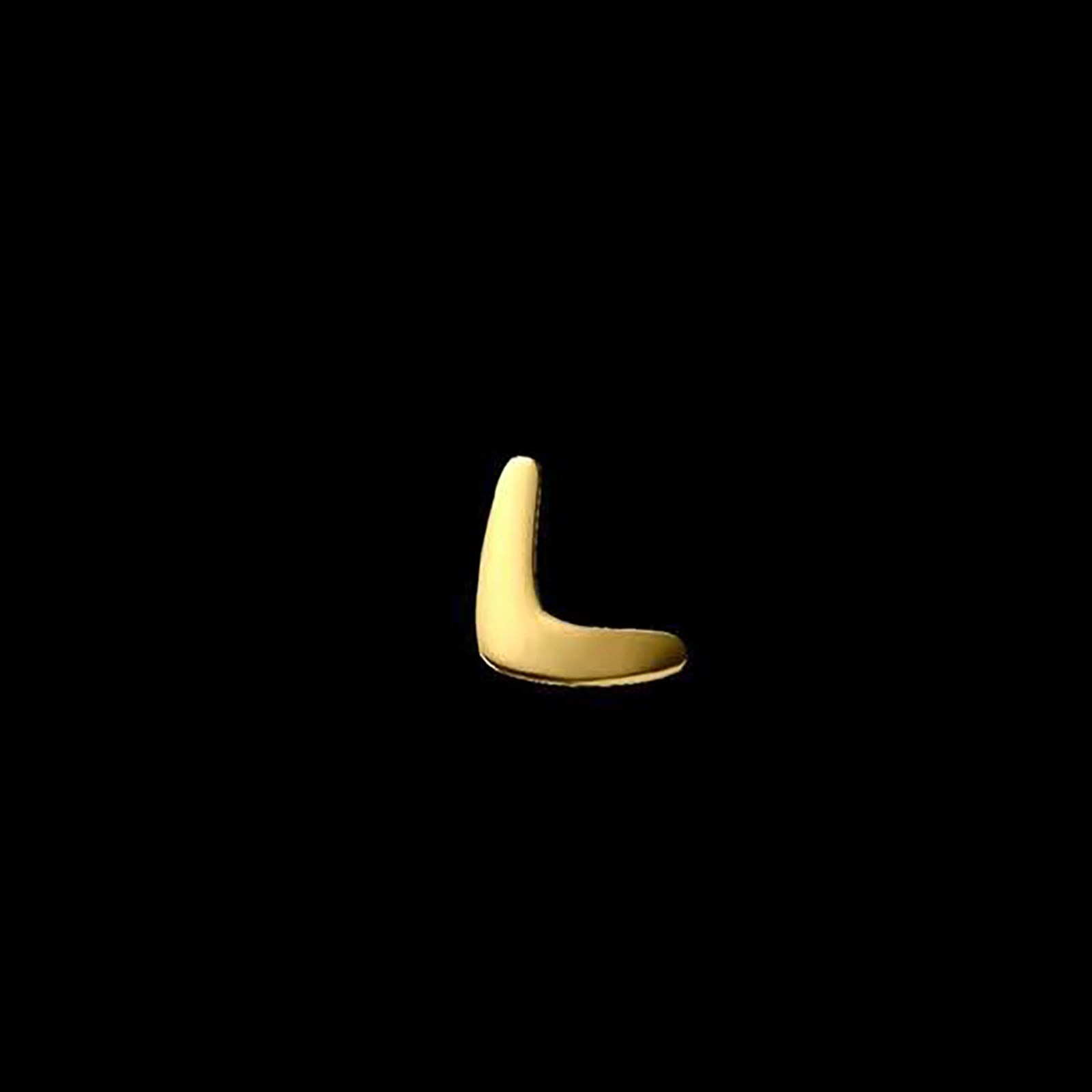L Shape 18K Gold Tooth Gem