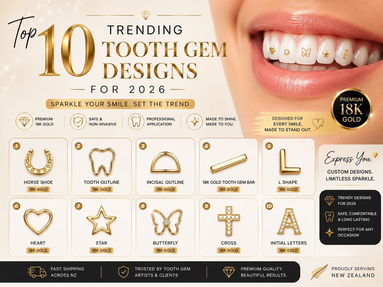 Top 10 Trending Tooth Gem Designs for 2026