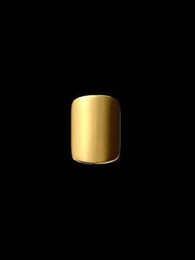 18K Gold Tooth Gem Bar